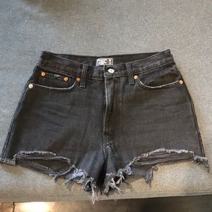 A&F high rise shorts